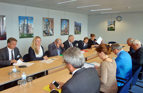 Spotkanie z Komisarzem  Dacianem Ciolosem -2014